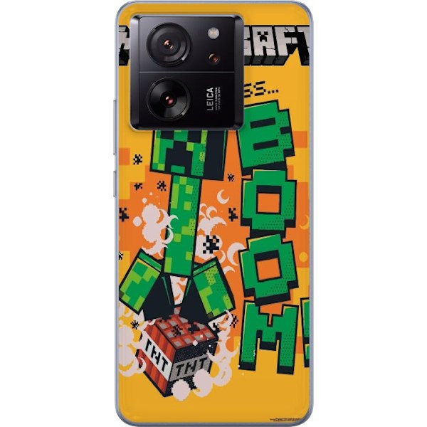 Xiaomi 13T Pro Gennemsigtig cover Minecraft Boom