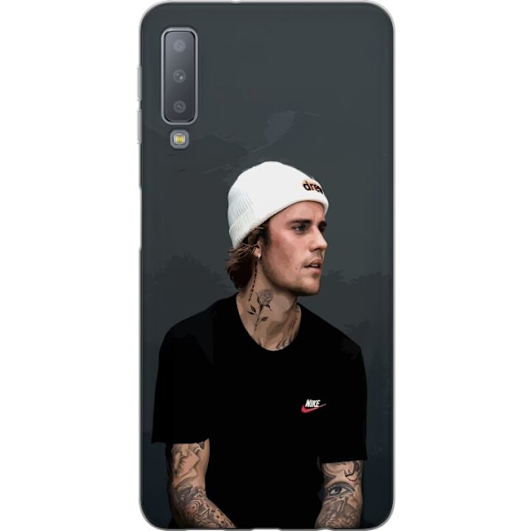 Samsung Galaxy A7 (2018) Läpinäkyvä kuori Justin Bieber