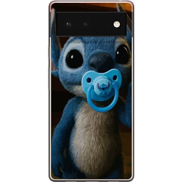 Google Pixel 6 Läpinäkyvä kuori Stitch & Napp - vauvateema