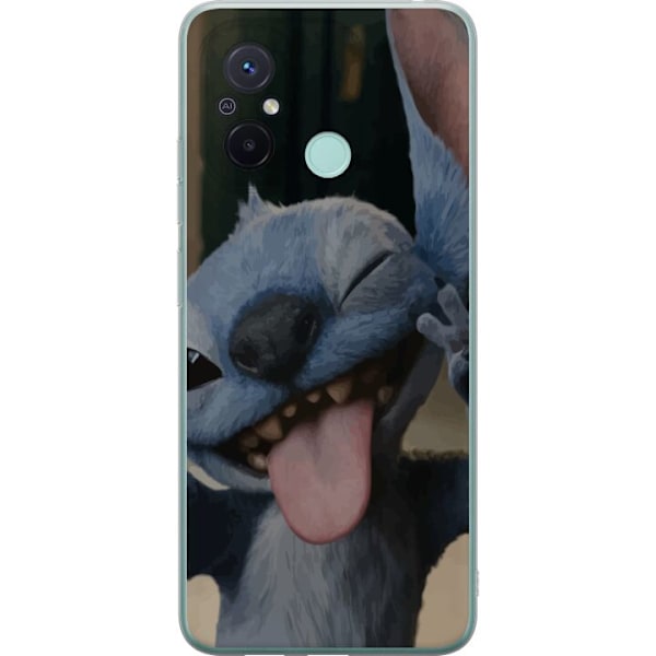 Xiaomi Redmi 12C Läpinäkyvä kuori Stitch Söpö Alien - Sininen Suosikki Ulkoavaruudesta