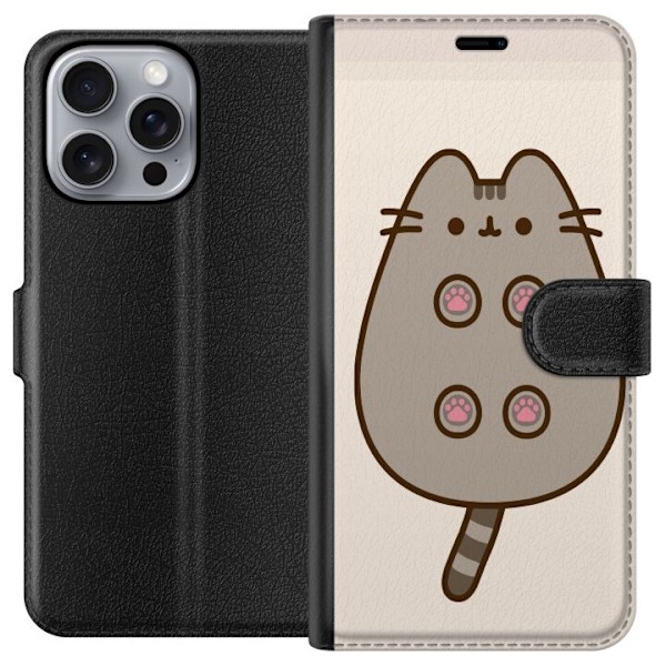 Apple iPhone 16 Pro Max Lommeboketui Kawaii Katt