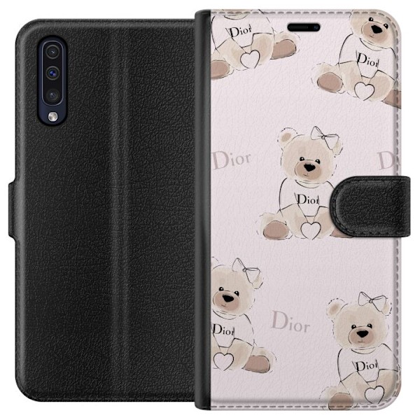 Samsung Galaxy A50 Lompakkokotelo Teddy Dior Vibes - ylellinen