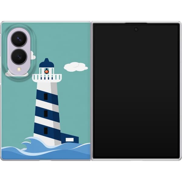 Kompatibelt Mobildeksel til Samsung Galaxy Z Fold8 Turkis firefarget grafikk turkis