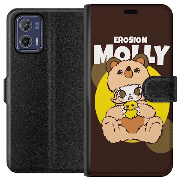 Motorola Moto G73 Lompakkokotelo Pop Mart Erosion Molly