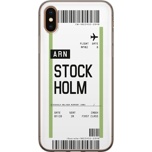 Apple iPhone XS Gennemsigtig cover Stockholm