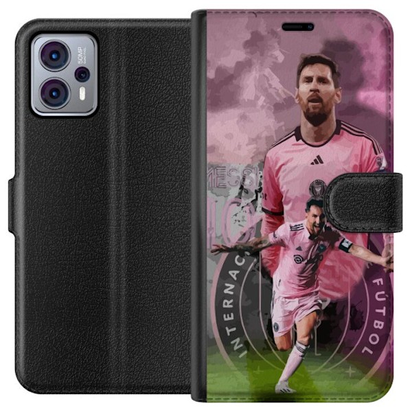 Motorola Moto G23 Lompakkokotelo Messi