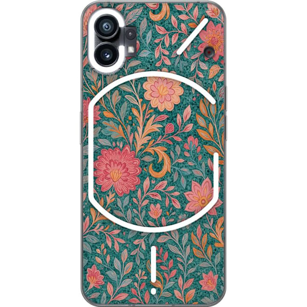 Nothing Phone (1) Läpinäkyvä kuori Floral Dream