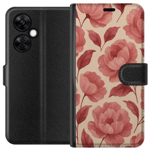OnePlus Nord CE 3 Lite Lompakkokotelo Ruusun Kukinta