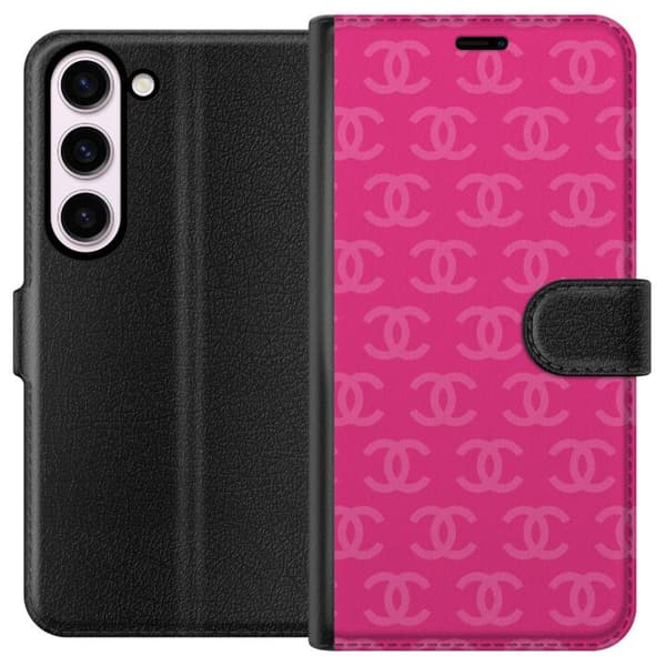 Kompatibelt Plånboksfodral till Samsung Galaxy S23 CC Pink