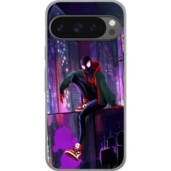 Google Pixel 9 Pro XL Gennemsigtig cover Fortnite - Spider-Man