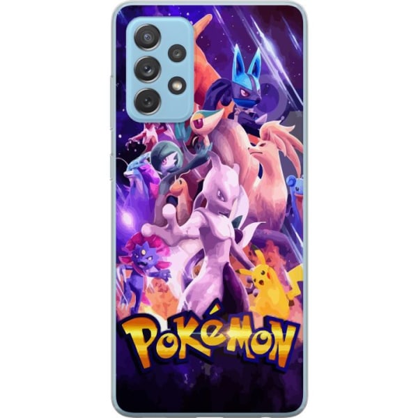 Samsung Galaxy A52 5G Läpinäkyvä kuori Pokémon