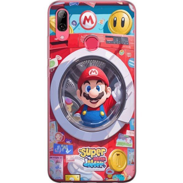 Huawei Y7 (2019) Läpinäkyvä kuori Mario