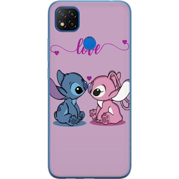 Xiaomi Redmi 9C NFC Läpinäkyvä kuori Lilo & Stitch – Ange