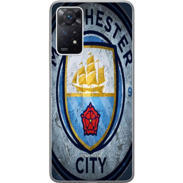 Xiaomi Redmi Note 11 Pro Gennemsigtig cover Manchester City FC