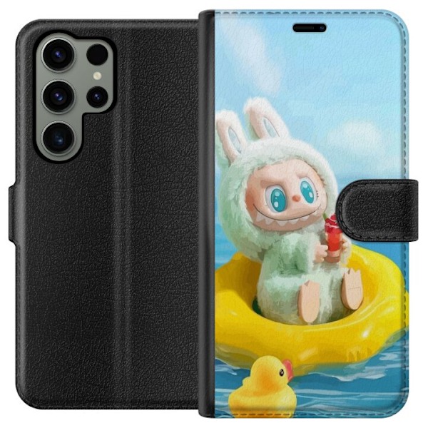 Samsung Galaxy S23 Ultra Lompakkokotelo Labubu Macaron-sarja