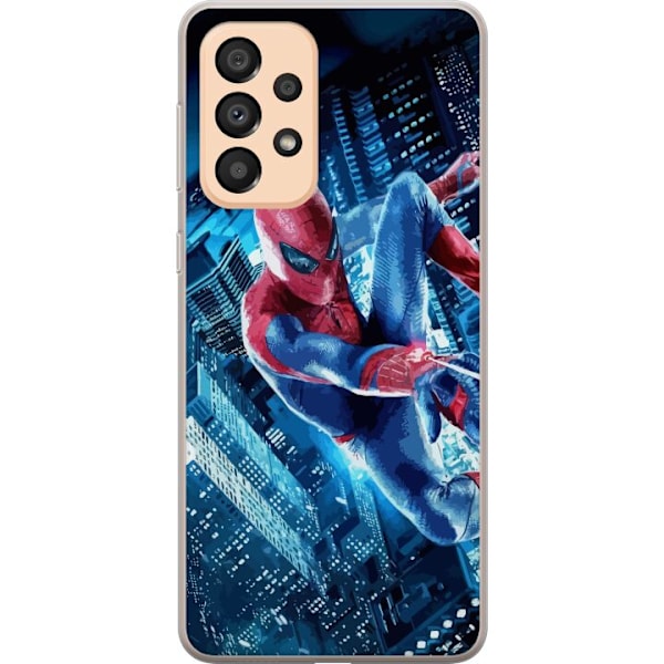 Samsung Galaxy A33 5G Läpinäkyvä kuori Spiderman