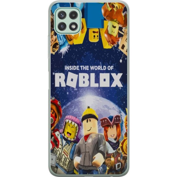 Samsung Galaxy A22 5G Läpinäkyvä kuori Roblox