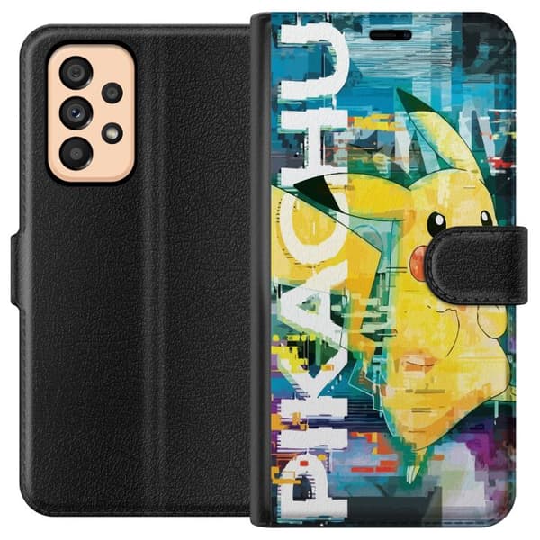 Kompatibelt Plånboksfodral till Samsung Galaxy A53 5G Pikachu