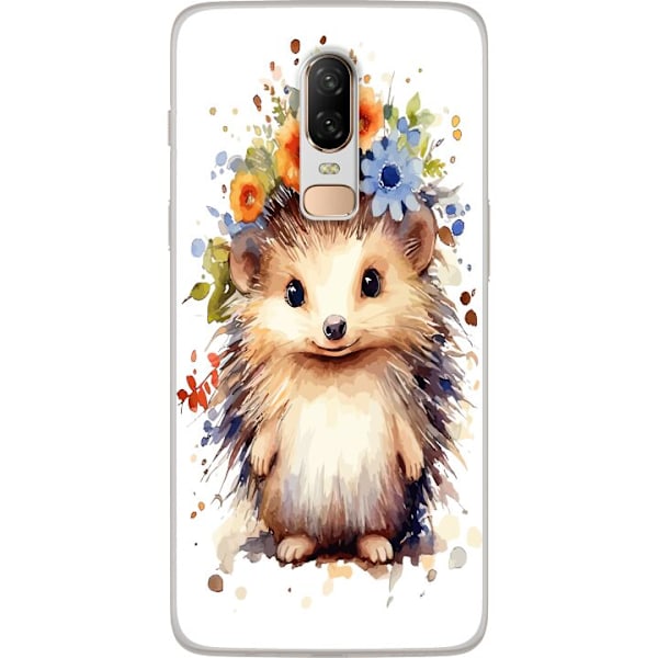 OnePlus 6 Läpinäkyvä kuori Siili