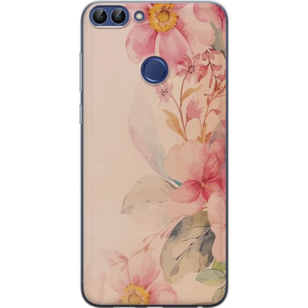 Huawei P smart Gennemsigtig cover Farverige Blomster