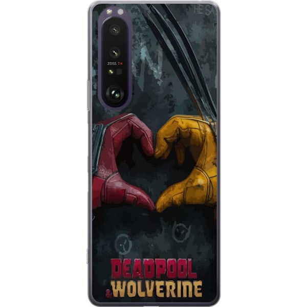 Sony Xperia 1 III Genomskinligt Skal Wolverine Deadpool