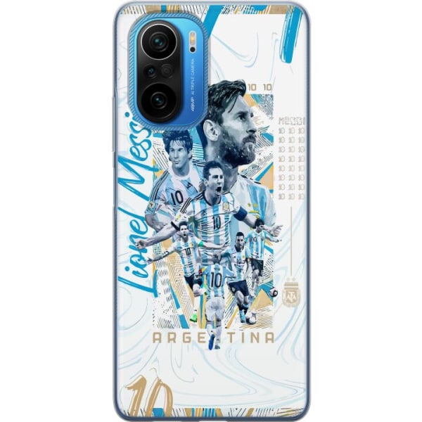 Xiaomi Poco F3 Gennemsigtig cover Lionel Messi