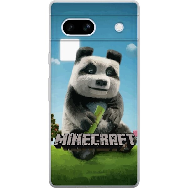 Google Pixel 7a Läpinäkyvä kuori A Minecraft Movie