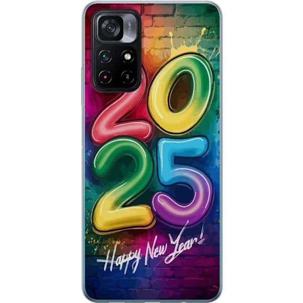 Xiaomi Poco M4 Pro 5G Gennemsigtig cover Nytår 2025