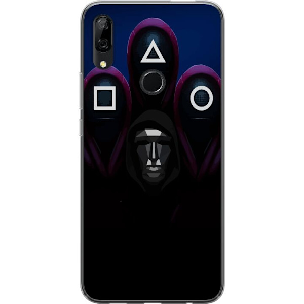 Huawei P Smart Z Genomskinligt Skal Squid Game Säsong 3 Nya Ikoner Populär Serie TV Motiv Asiatisk Drama Trend Ikoniskt Grafisk Design