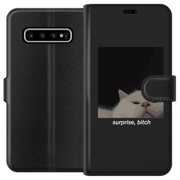 Kompatibelt Lommeboketui til Samsung Galaxy S10+ Overraskelse