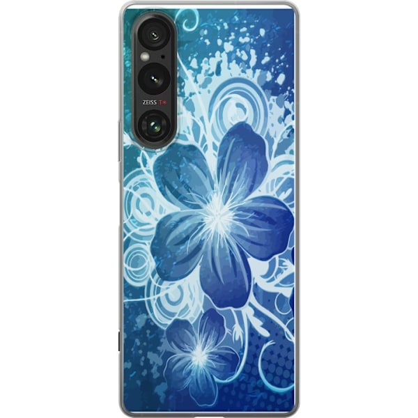 Sony Xperia 1 VI Genomskinligt Skal Blomma