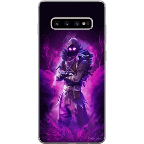 Samsung Galaxy S10+ Läpinäkyvä kuori Fortnite