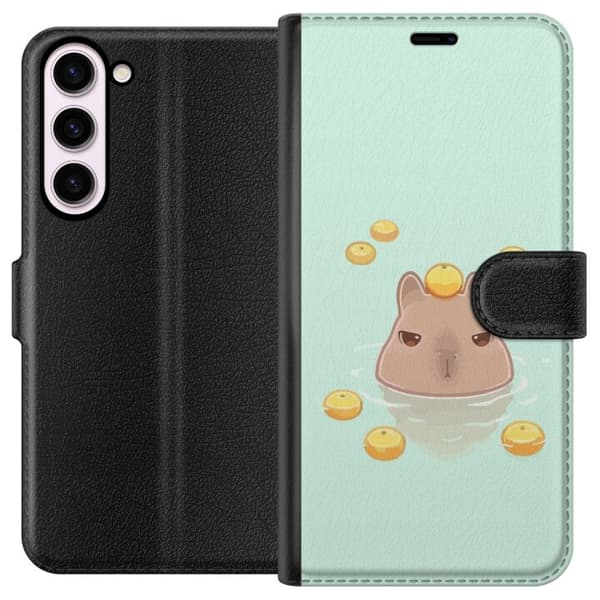 Kompatibelt Plånboksfodral till Samsung Galaxy S23+ Capybara