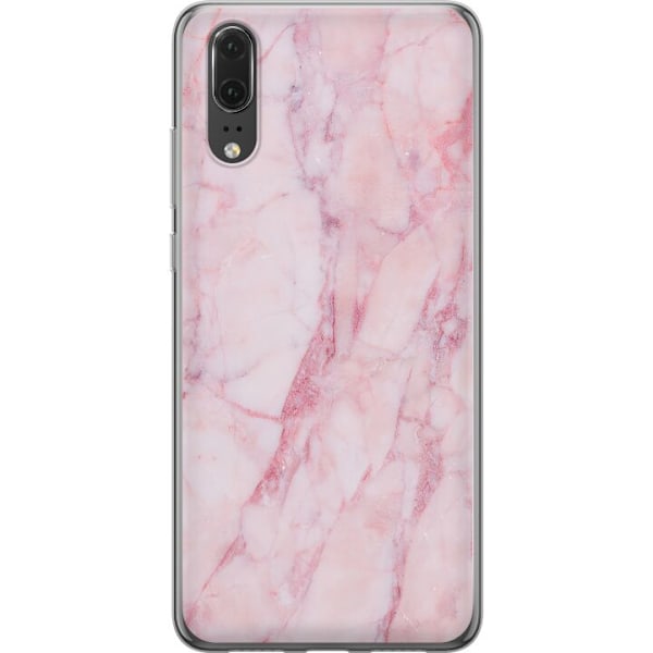 Huawei P20 Läpinäkyvä kuori Marmori