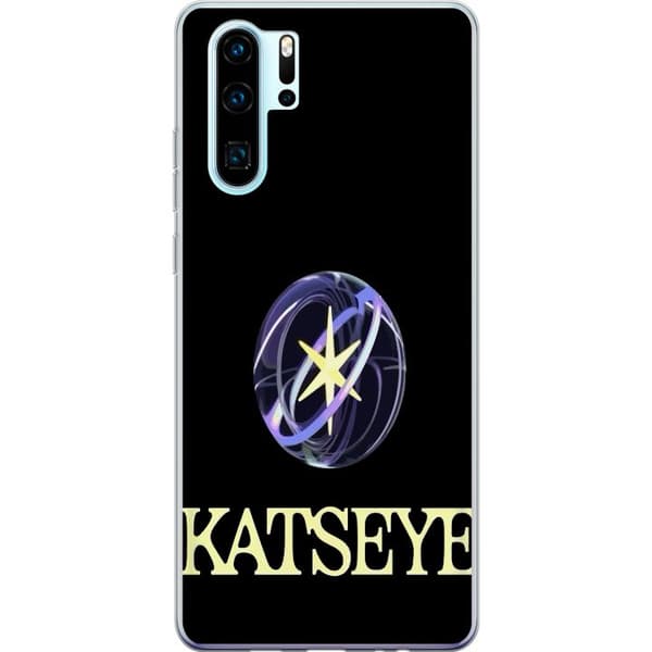 Kompatibelt Mobilskal till Huawei P30 Pro KATSEYE logotyp svart
