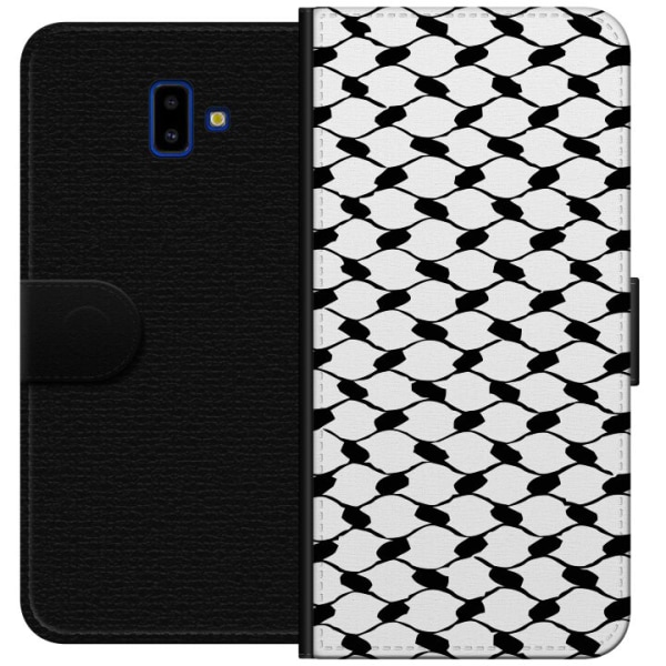 Samsung Galaxy J6+ Plånboksfodral Keffiyeh mönster