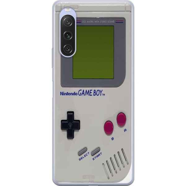 Sony Xperia 10 V Gennemsigtig cover Game Boy