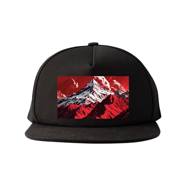 Snapback-lippalakki musta one size