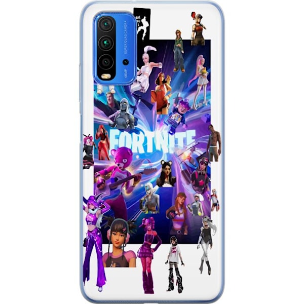 Xiaomi Redmi Note 9 4G Gjennomsiktig deksel Fortnite