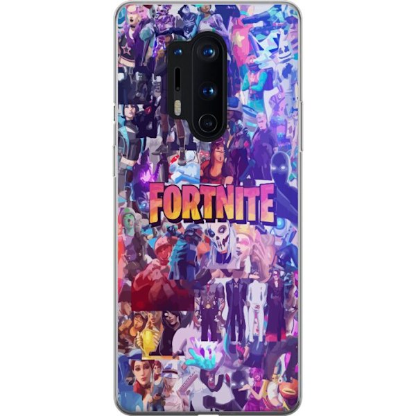 OnePlus 8 Pro Läpinäkyvä kuori Fortnite