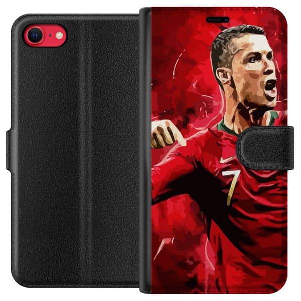 Kompatibelt Plånboksfodral till Apple iPhone SE (2020) Ronaldo