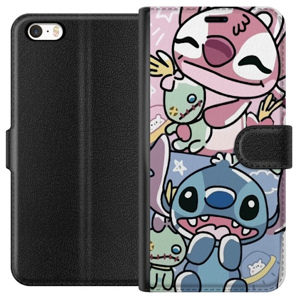 Apple iPhone 5 Plånboksfodral Stitch