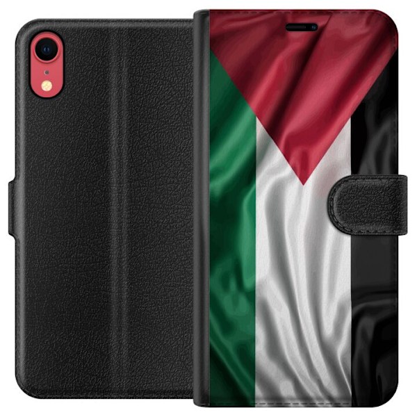 Apple iPhone XR Lompakkokotelo Palestiinan lippu – ikoninen