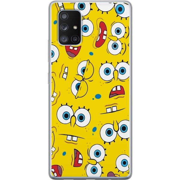 Samsung Galaxy A71 5G Genomskinligt Skal SpongeBob SquarePants