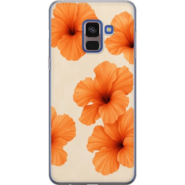Samsung Galaxy A8 (2018) Gjennomsiktig deksel Papaya Punch