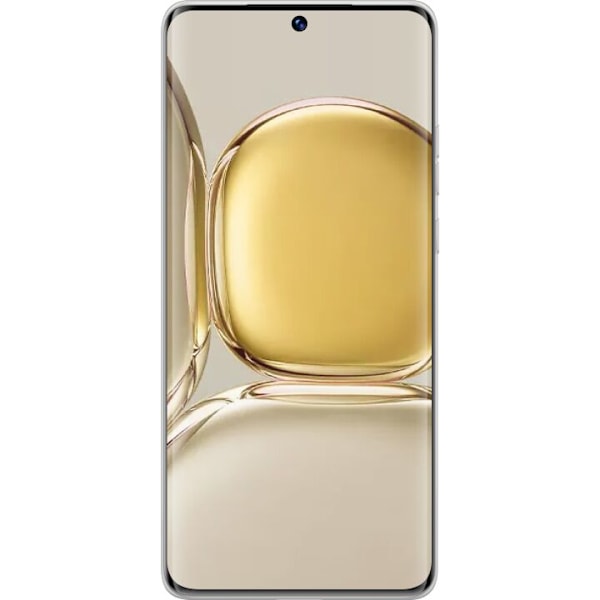 Huawei P50 Pro Genomskinligt Skal Pastellmarmor