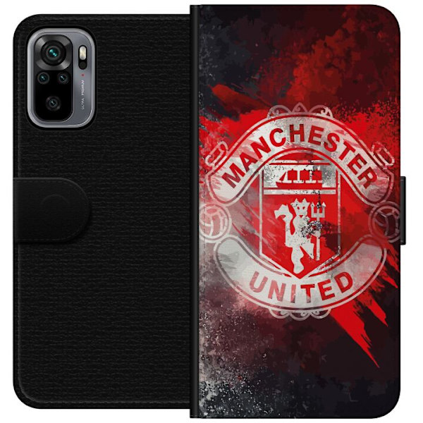 Xiaomi Redmi Note 10S Tegnebogsetui Manchester United F.C.