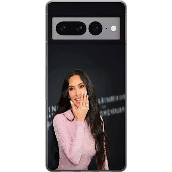 Google Pixel 7 Pro Läpinäkyvä kuori Kim Kardashian – Tren