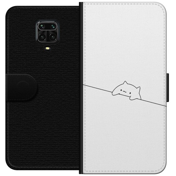 Xiaomi Redmi Note 9 Pro Plånboksfodral Hjälp Katt