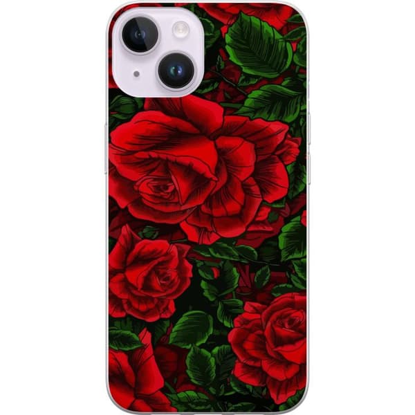 Kompatibelt Mobildeksel til Apple iPhone 14 Blomster